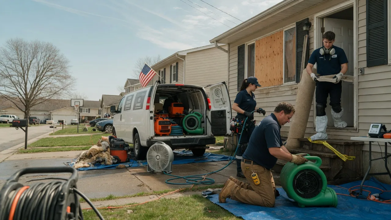 Water Damage Restoration in Harmony, PA near me